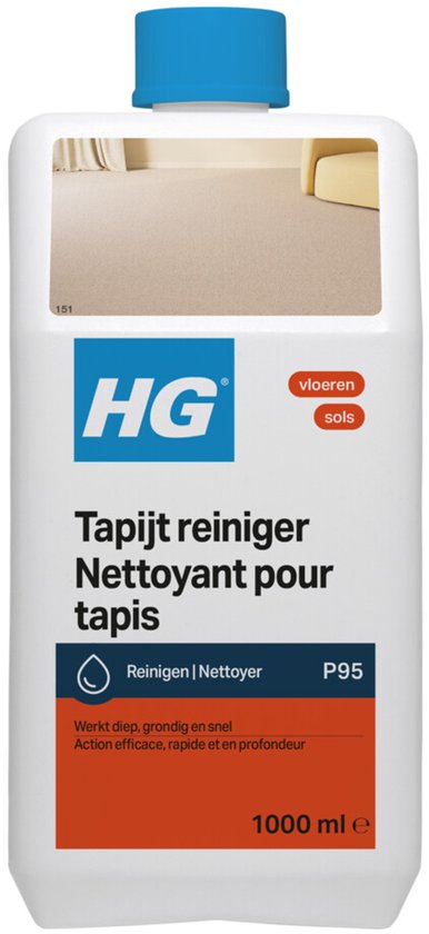 HG tapijtreiniger - bekledingsreiniger - product 95 - 1 Liter