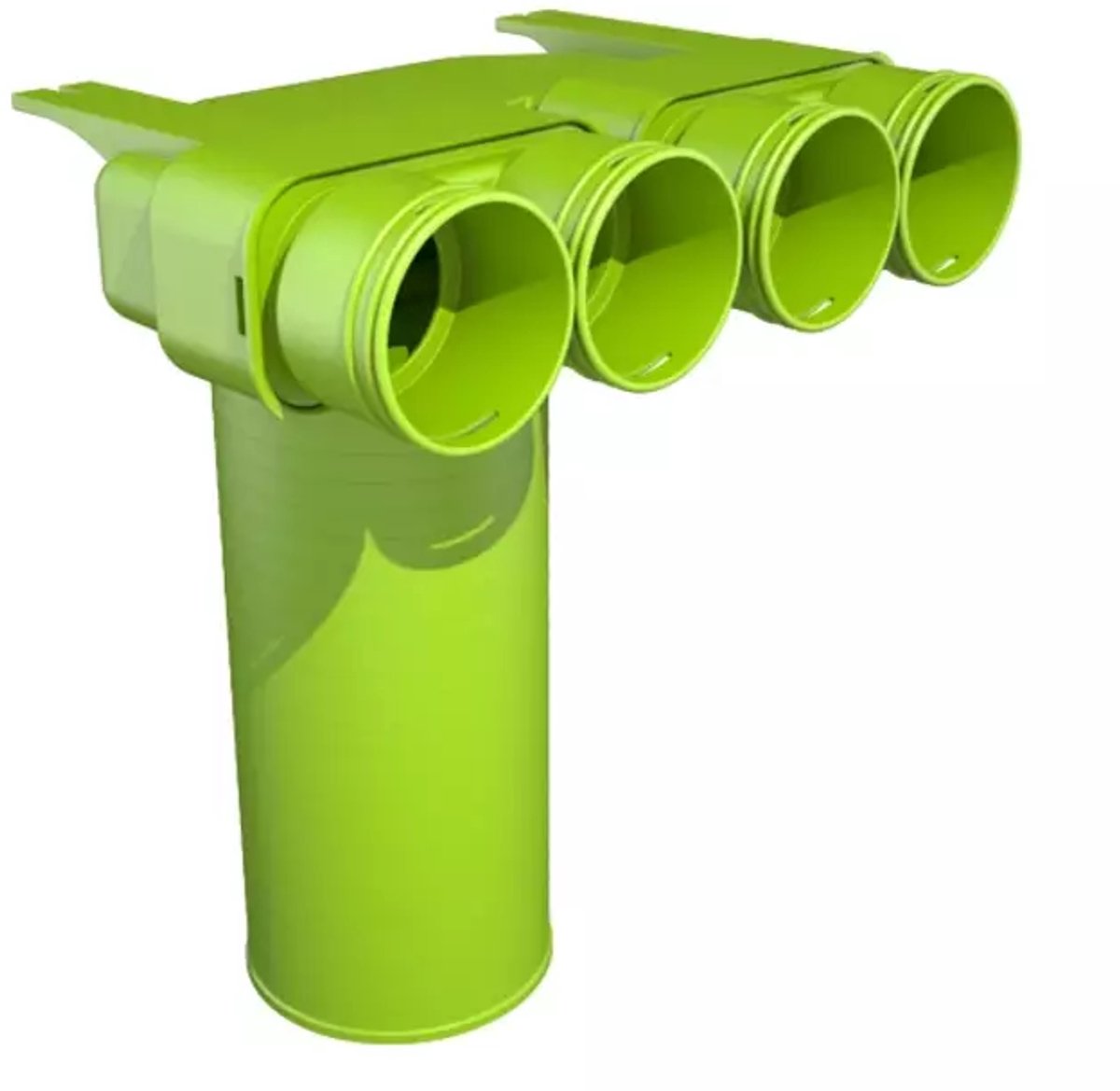 Ubbink Air Excellent 23C ventieladapter 125 4x90Â°