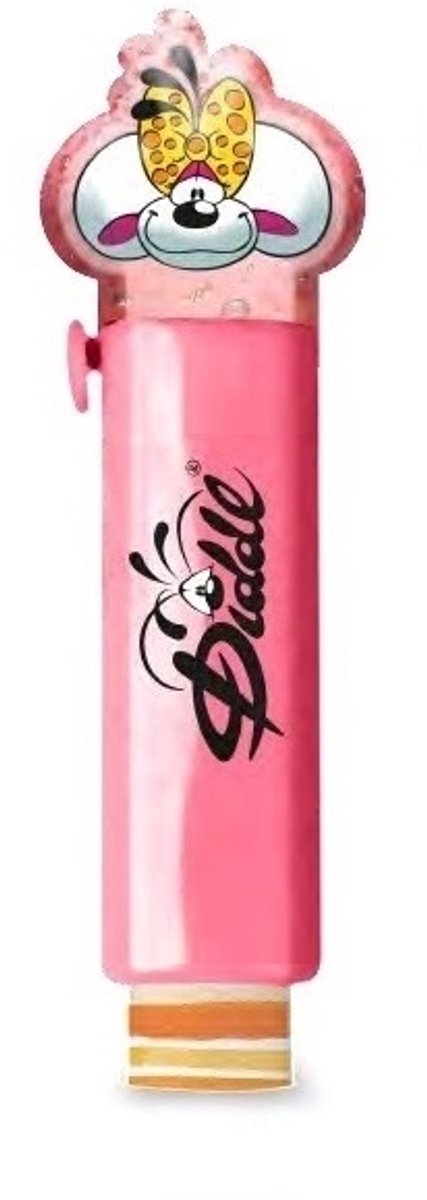 Diddl - gumstift - uitschuifbaar - Diddlina in roze