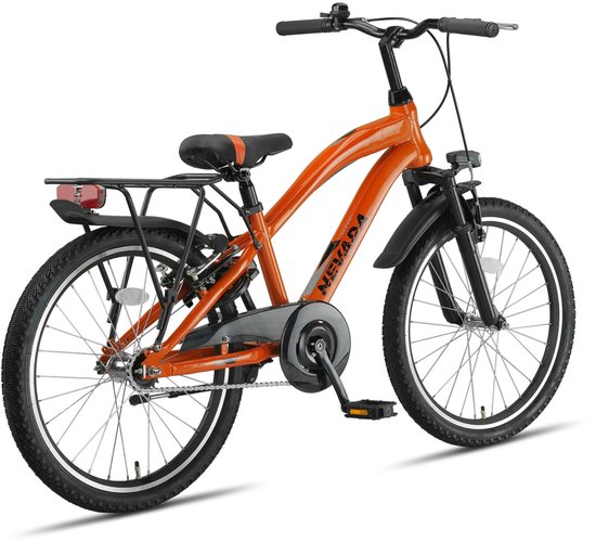 Altec Nevada - Allroad Kinderfiets - Jongensfiets - Mountainbike - 22 inch - Oranje van Altec — afbeelding 2