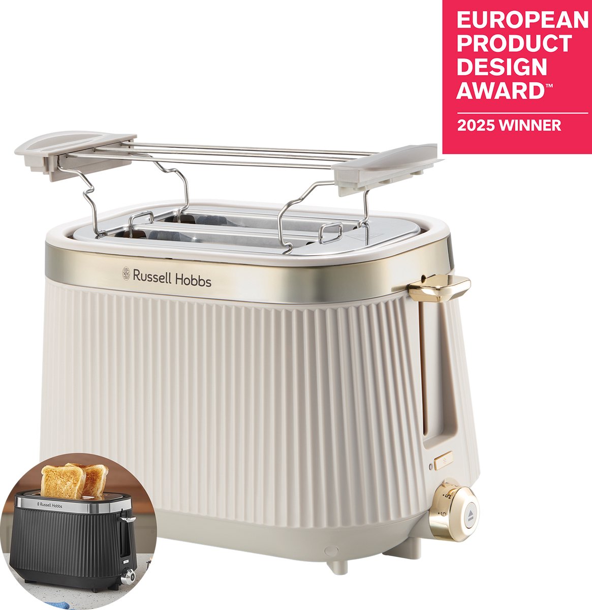 Russell Hobbs Brontë Stone - Broodrooster - 26761-56
