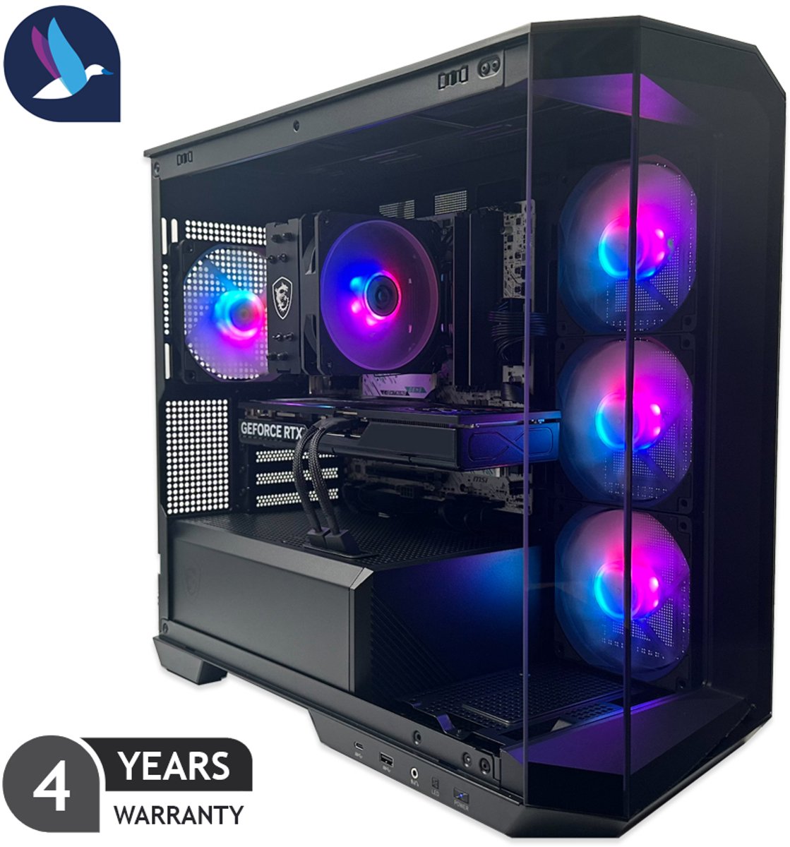 Kooiker Automatisering MSI Pano Gaming PC met AMD Ryzen 7 - Kooiker Automatisering - €2.089,00