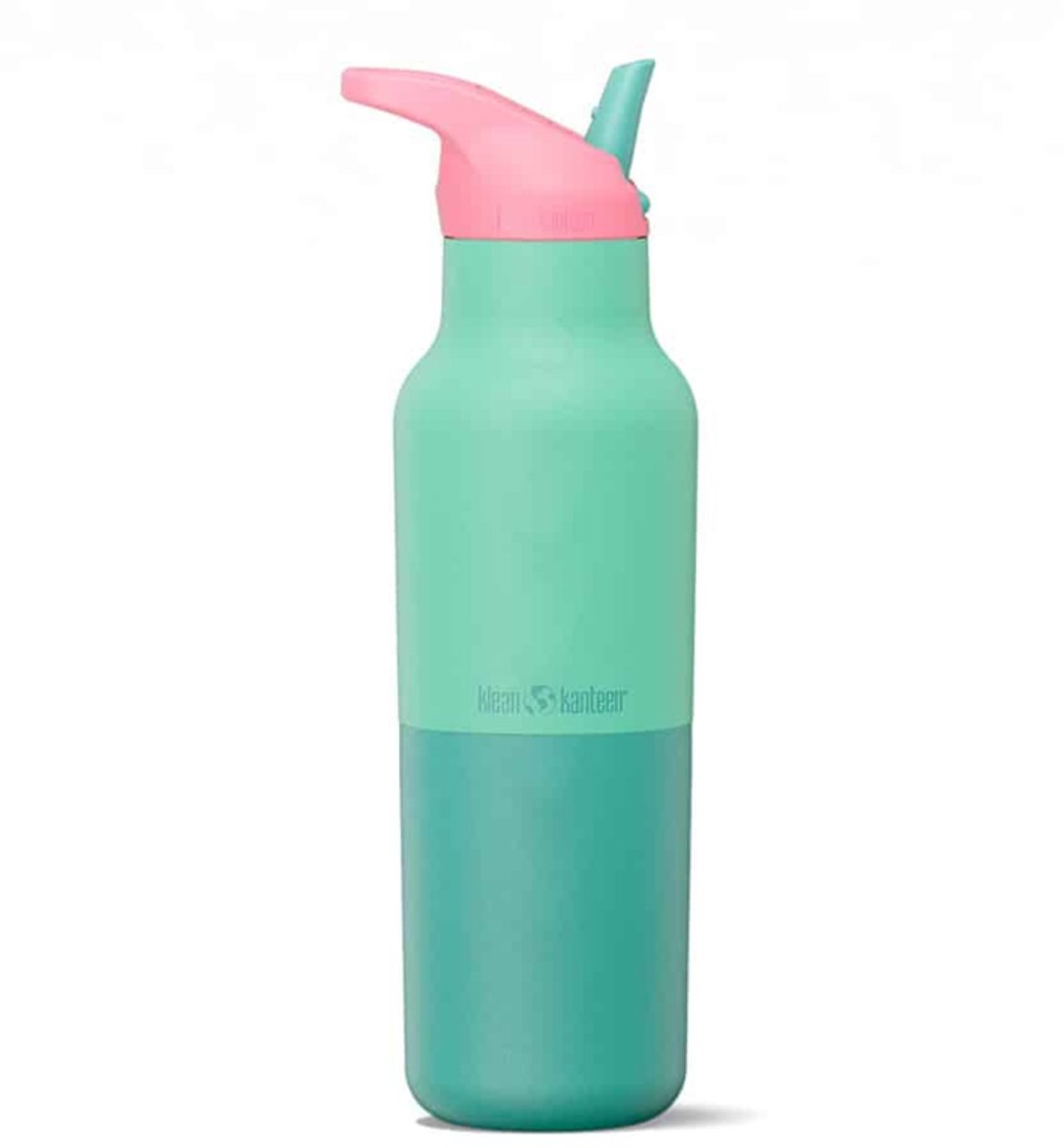 Isothermische Drinkfles Klean Kanteen - 473ml - SE Rise Vac Classic - Bay Kaleidoscope turqoise - met flipsport cap - handige drinkdop