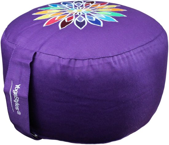 YogaStyles meditatiekussen Violet 7e chakra van YogaStyles — afbeelding 5