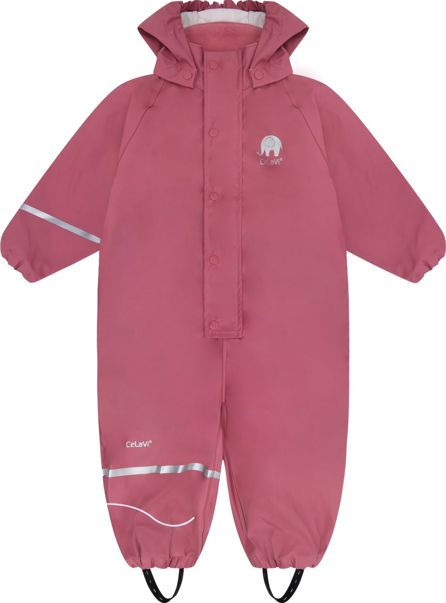 Rose Wine regenpak (aan één stuk) van CeLaVi - maat 110