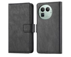 imoshion Hoesje - Geschikt voor Realme GT 8 Pro - Luxe Bookcase - Zwart