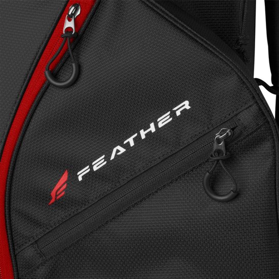 Wilson Feather Cartbag 2026 - Zwart Grijs Rood van Merkloos — afbeelding 4