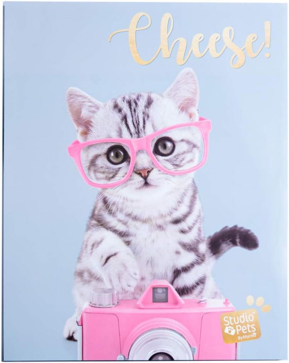 Fotoalbum Kattenprint - Plakalbum voor 48 Foto's 10x15