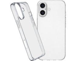 Cellularline Clear Strong Case Backcover Apple iPhone 16 Transparant Inductieve lading