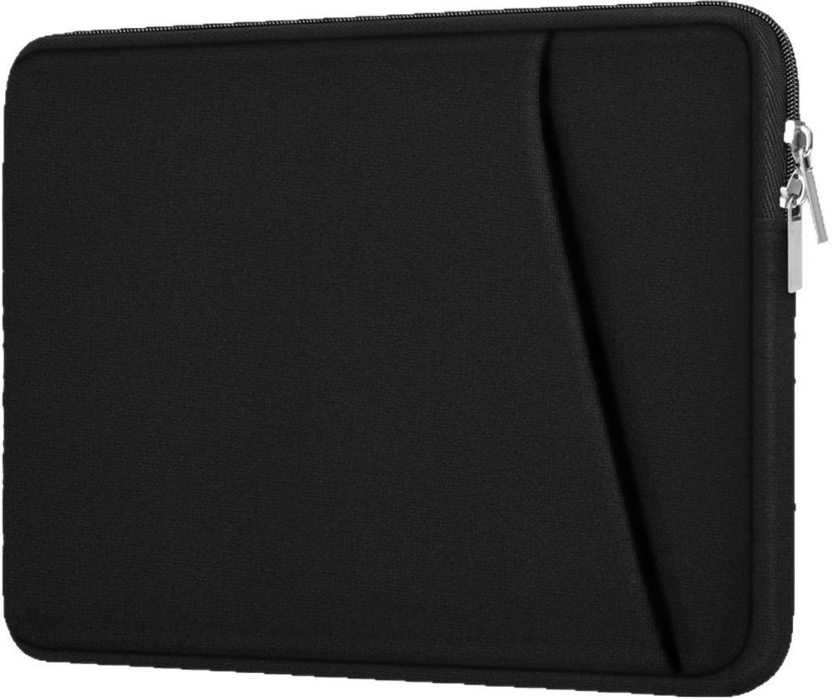Verdikte schokbestendige laptoptas, slank en draagbaar, geschikt voor MacBook Air/Pro, HP, Dell, ASUS en andere laptops, zwart, 39,5 cm x 28 cm (15,6 inch)