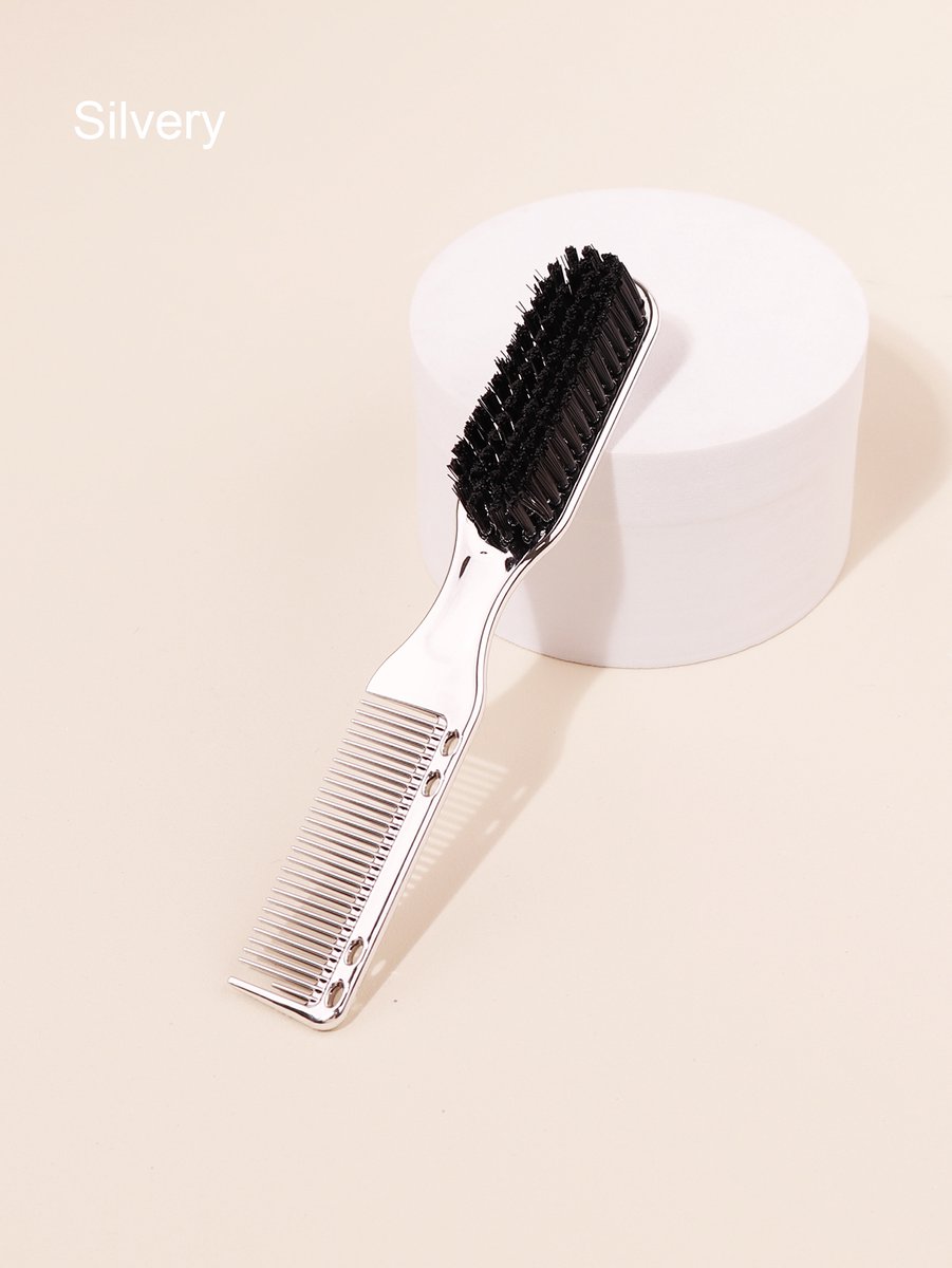 Dubbelzijdige Baard Borstel en Kam - Professionele Baardverzorgingstool