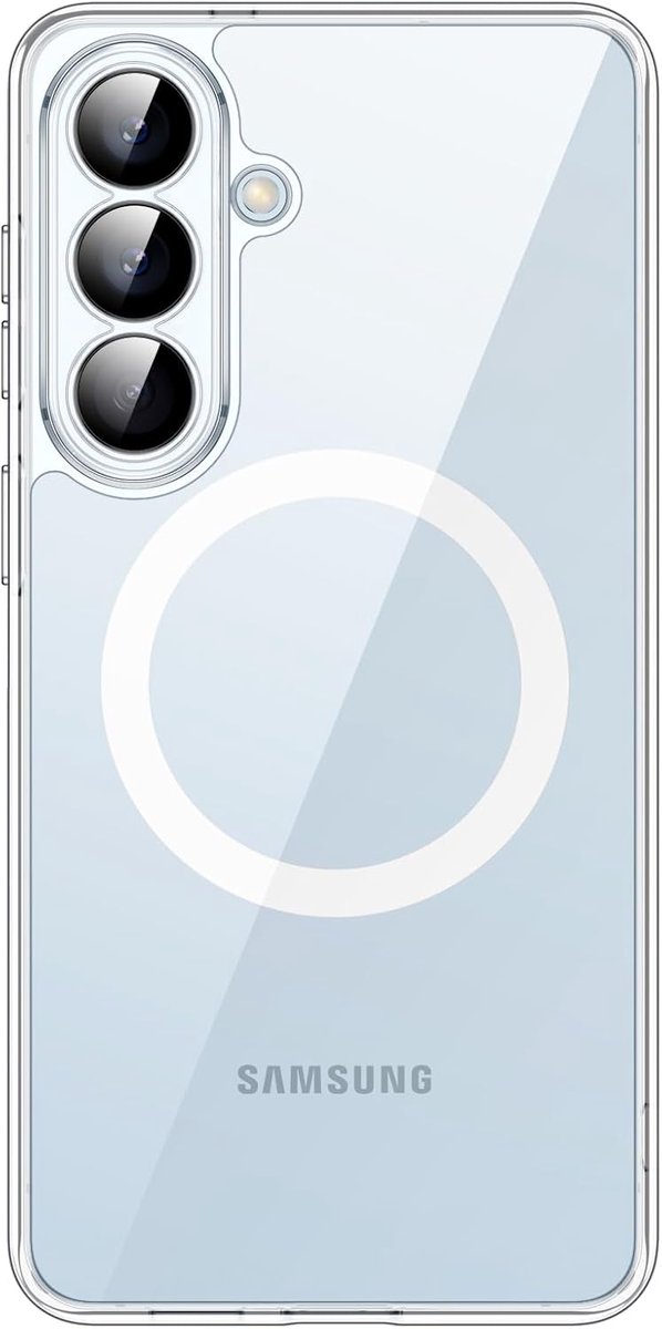 Zandarix Geschikt voor Samsung Galaxy S26 - Geschikt voor Mag - Camera Lens Volledige Bescherming - Doorzichtige Achterkant - Back Cover Hoesje - Transparant