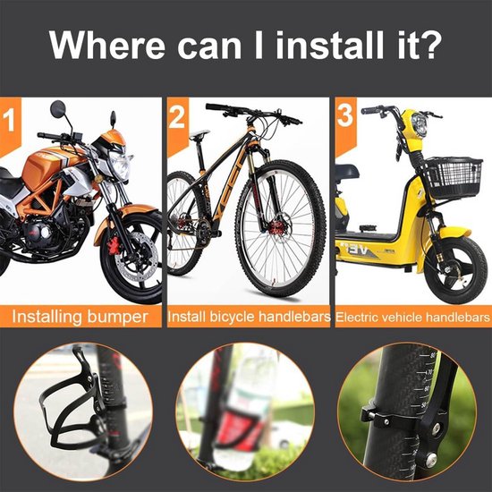 Fietswaterfleshouder voor Mountainbikes en Racefietsen — afbeelding 2
