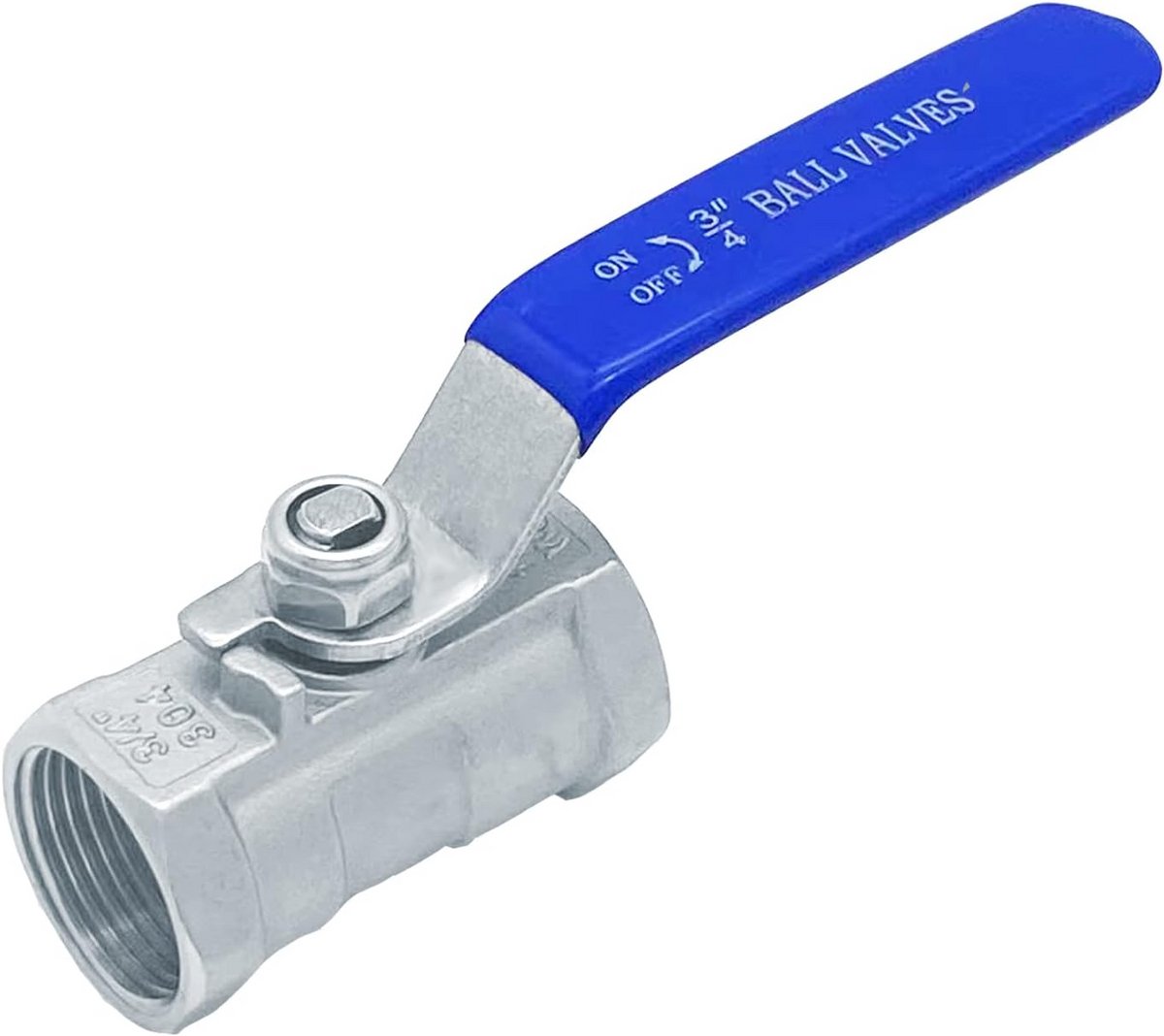 Mini Kogelkraan 3/4 Inch Binnendraad van Roestvrij Staal 304 met Hendelgreep