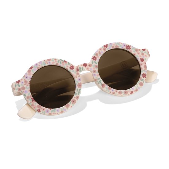Little Dutch kinderzonnebril Dreamy Flower Field - roze zonnebril - sunglasses van Merkloos — afbeelding 2