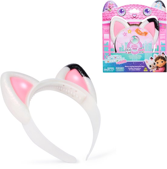 Gabby's Dollhouse The Movie – Serre-tête interactif avec oreilles de chat