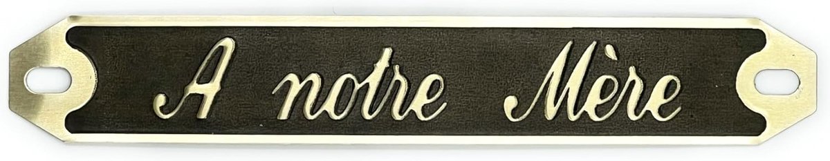 Gravebord Gegraveerd en Gepersonaliseerd Aluminium Plaat
