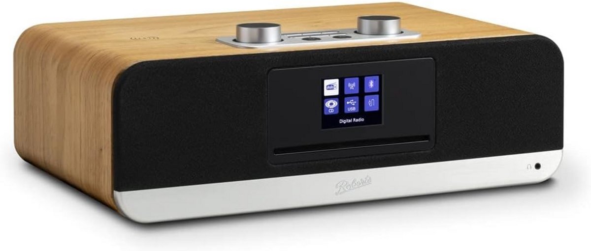 Stereo Audiosysteem met CD Speler, Bluetooth, FM Radio en USB - Compact Hifi Systeem