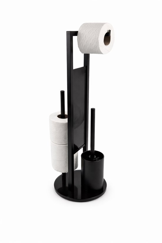 Toiletpapierhouder standaard, RAL 9005 Gitzwart