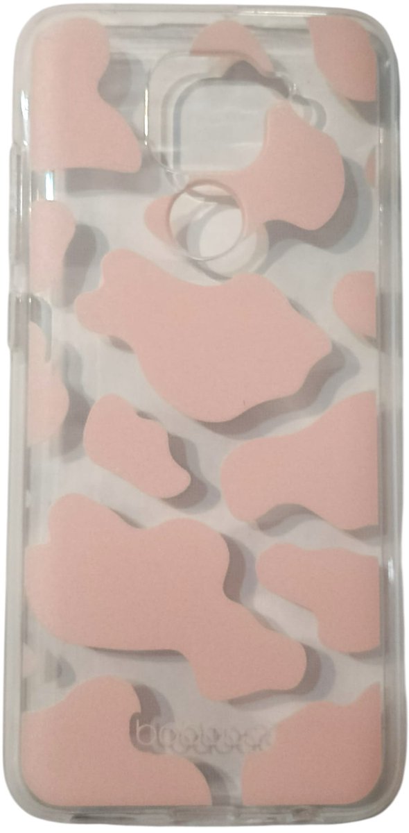 BABACO telefoonhoesje /case - XIAOMI redmi note 9 - roze / transparant