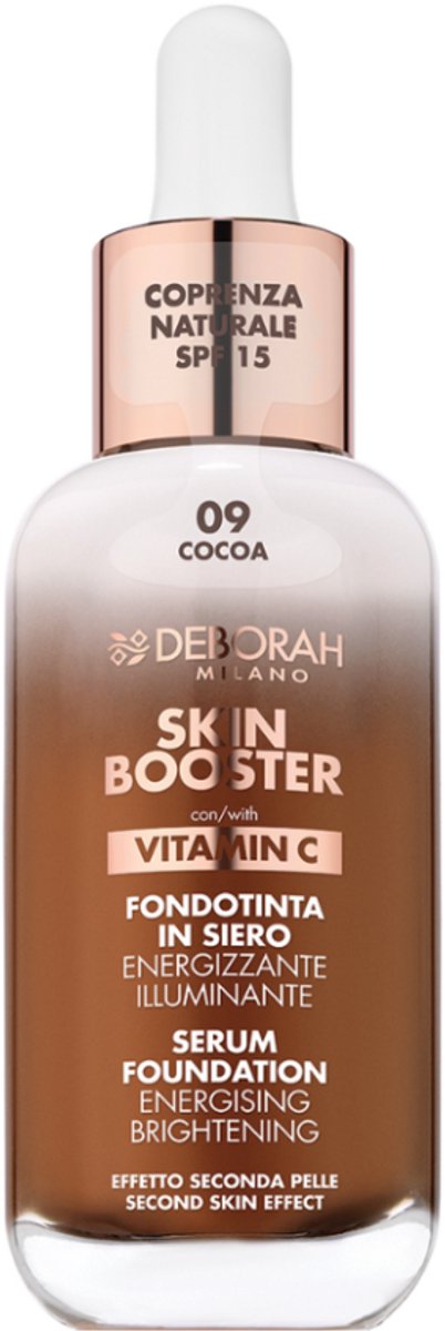 Deborah Milano Skin Booster Serum Foundation 09, Cocoa