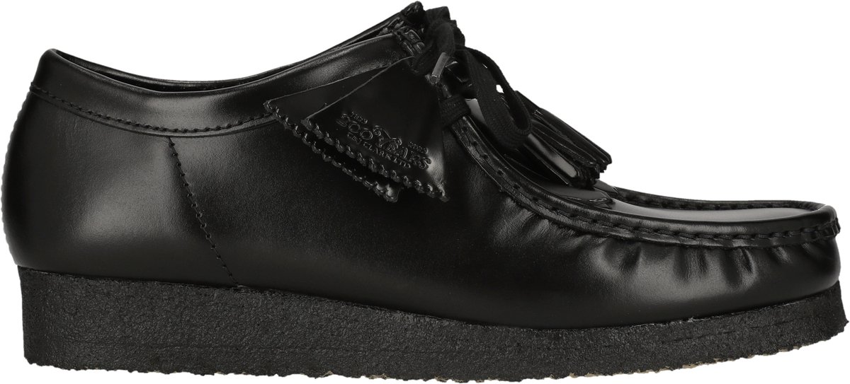 Clarks Schnürschuhe Wallabee zwart