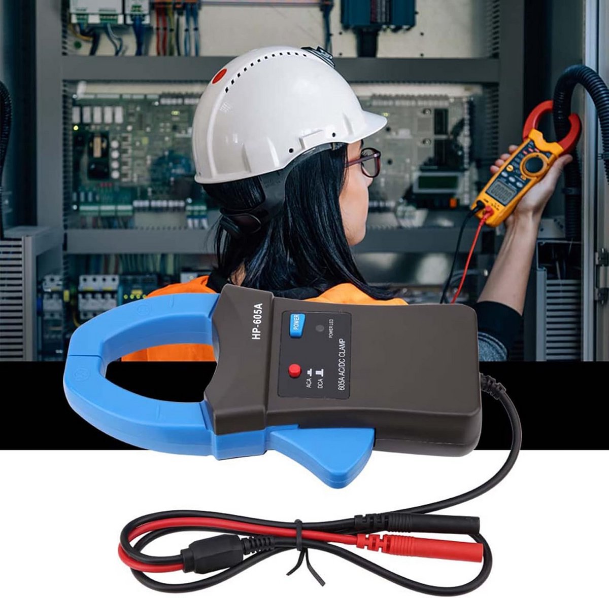 Contactloze Stroomtang Adapter voor AC/DC Meting tot 600A