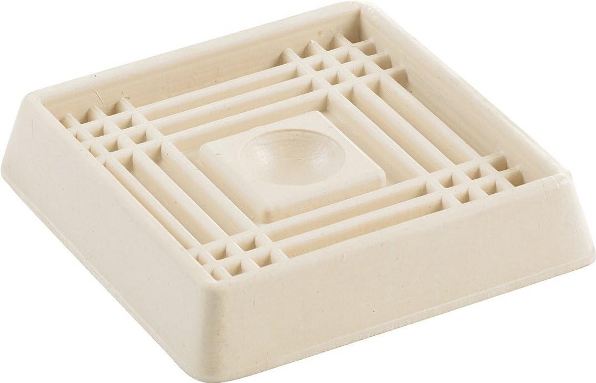 Set van 4 Vierkante Rubberen Meubeldoppen, 2 Inch