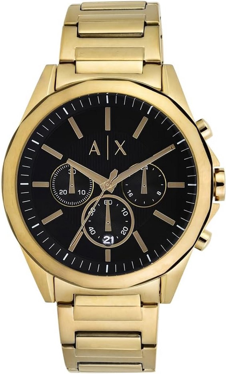 Stoer Herenhorloge met Stalen Band of Leren Band