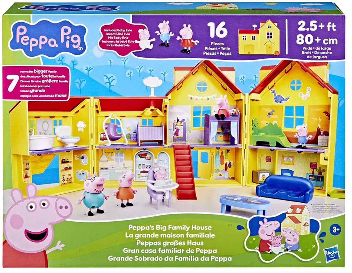 Peppa Pig Familie Huis - Groot uitklapbaar speelgoed huis - Duurzaam — afbeelding 20