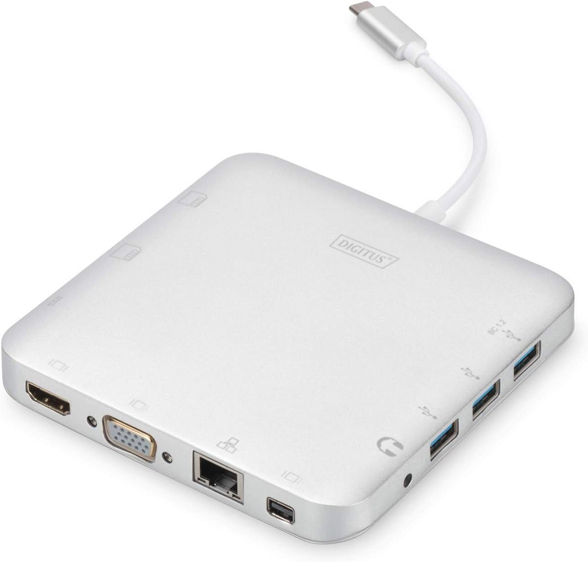 Universele USB-C Dockingstation Laptop Hub - 11-in-1 met 4K HDMI, VGA, PD, Ethernet & Card Reader