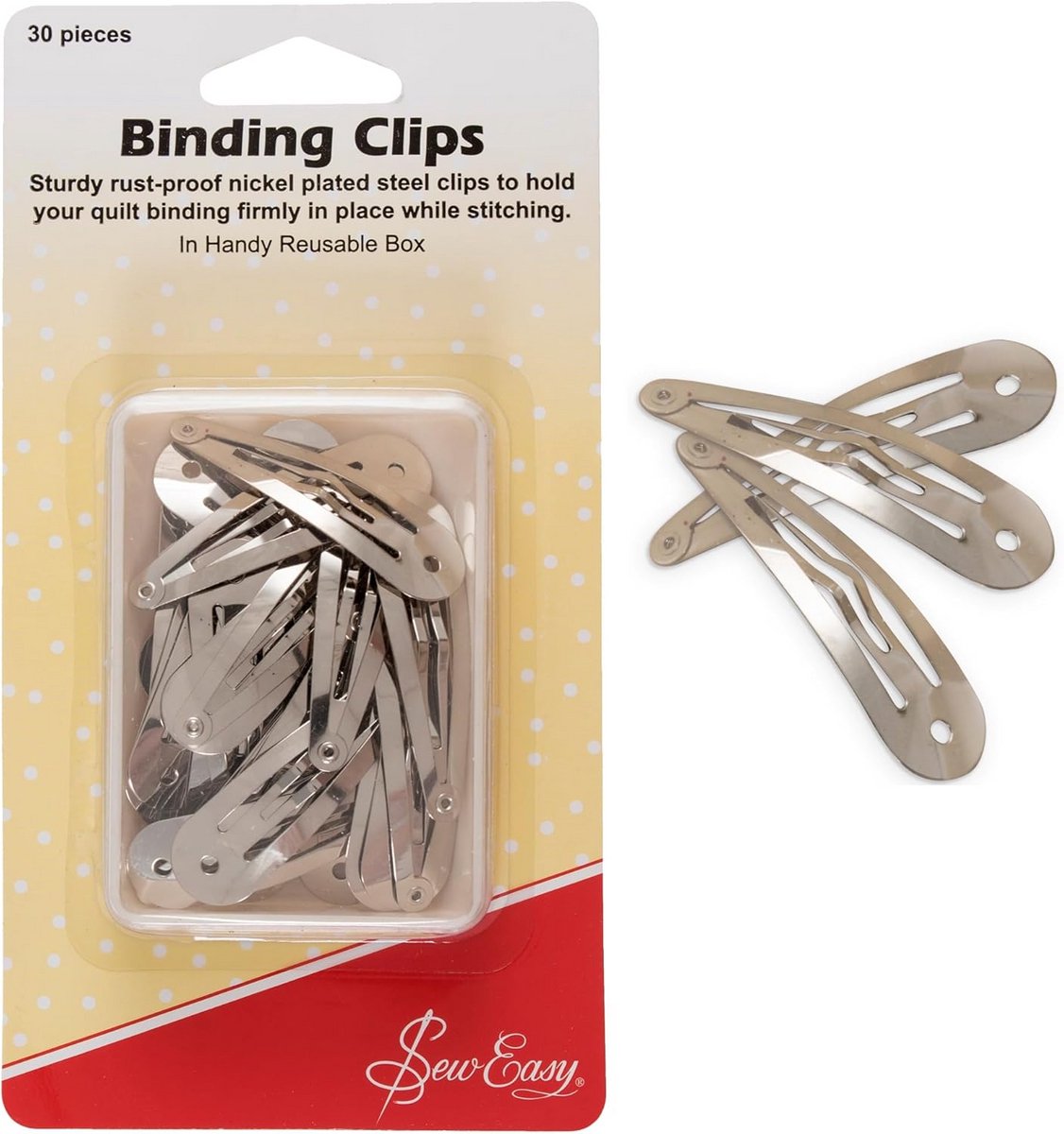 Naai Clips voor Zomen en Quilten Herbruikbare Doos