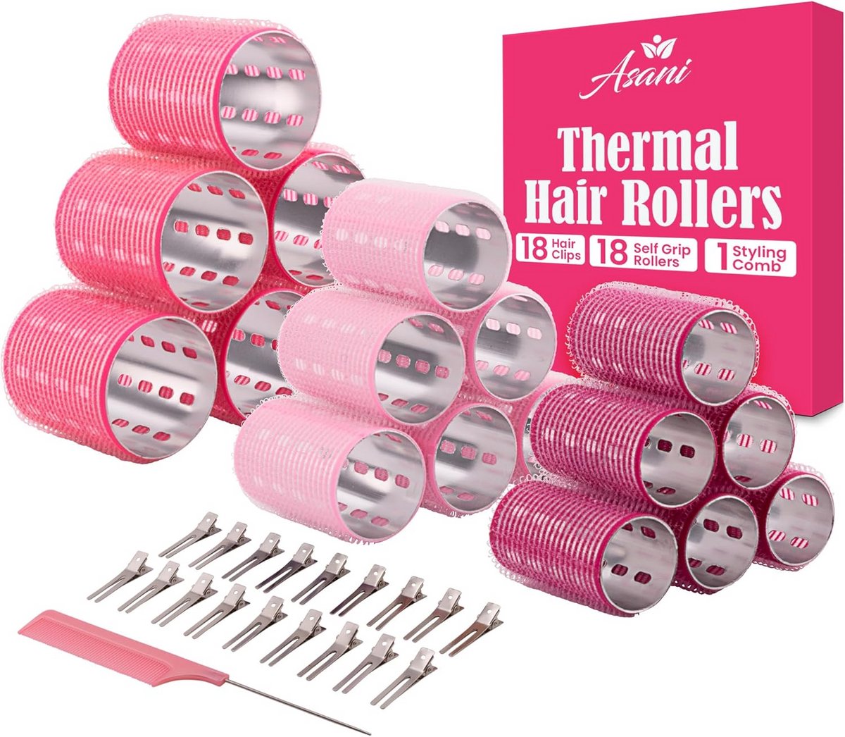 Thermale Zelfklevende Haarrollers voor Volume en Langdurige Krullen