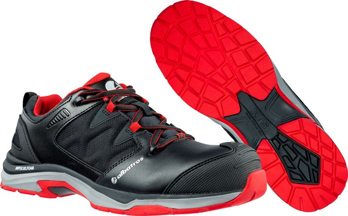 Albatros Ultratrail Low S3 ESD 646200 - Zwart/Rood - 41