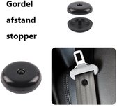 TLVX Auto Gordel Riem Afstand Stopper Clip Zwart / Veiligheidsgordel Houder / Gordel Gemakkelijk Pakken / Anti Slip Gesp / Gordel instellen op gewenste hoogte / Auto / Bestelbus / Vrachtwagen / 1 stuks