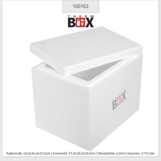 Isolatiebox Piepschuim Verschillende Maten Koelbox en Warmhoudbox — afbeelding 4