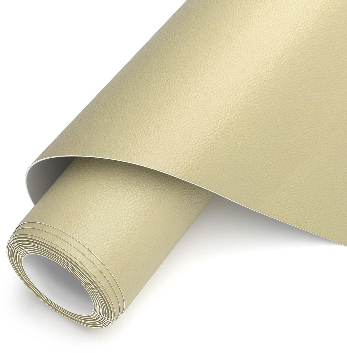 Zelfklevende PU Leder Reparatie Patch voor Meubels en Autostoelen (Beige)