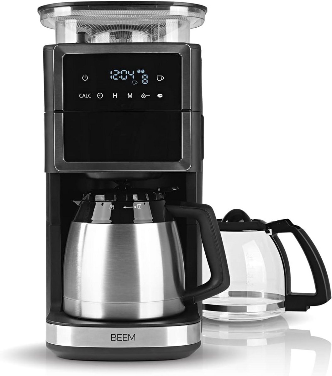 Koffiezetapparaat met Maalwerk en Timer voor 10 Koppen