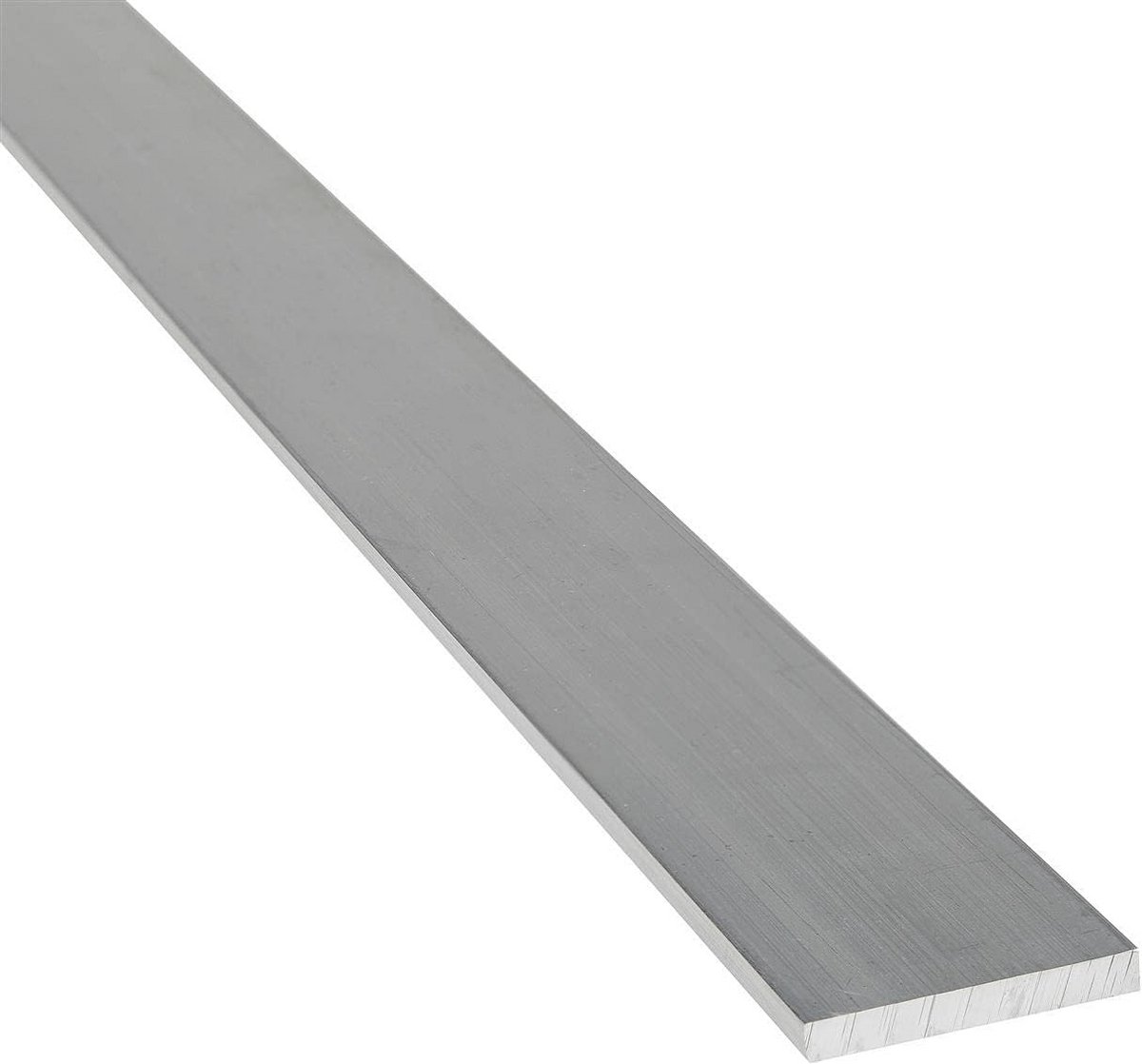 Aluminium Platte Stang 40x2 mm - Lengte 2 Meter - Geperst EN AW-6060 T66