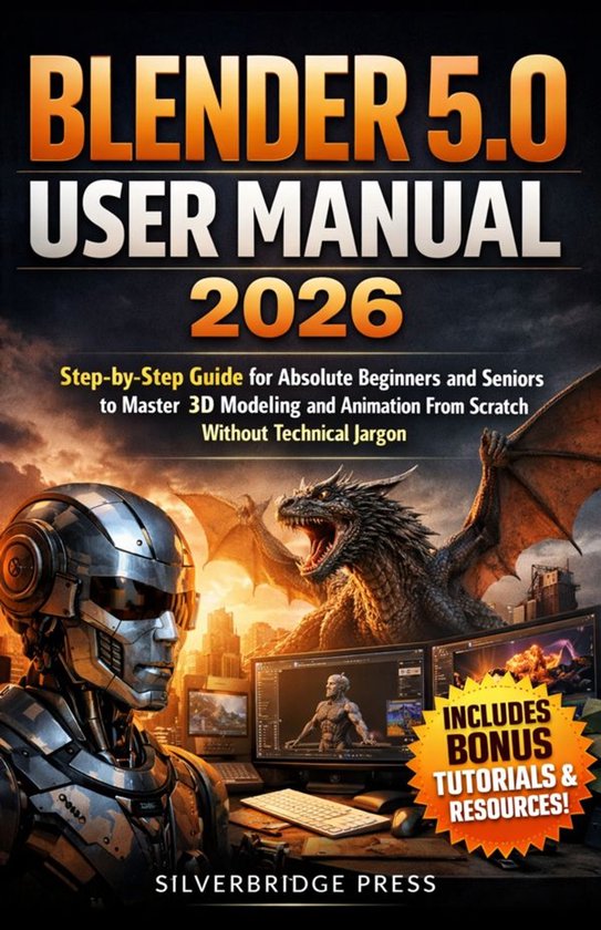 Blender 5.0 user manual 2026 - cover