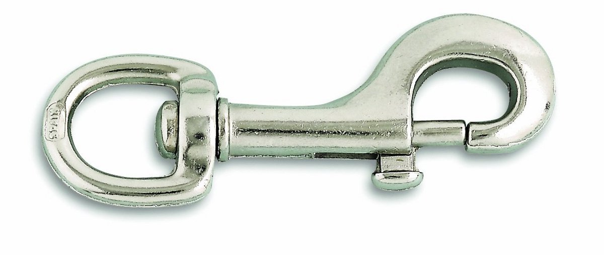 8 cm Karabijnhaak Set - Vernikkeld Staal - 20 Stuks