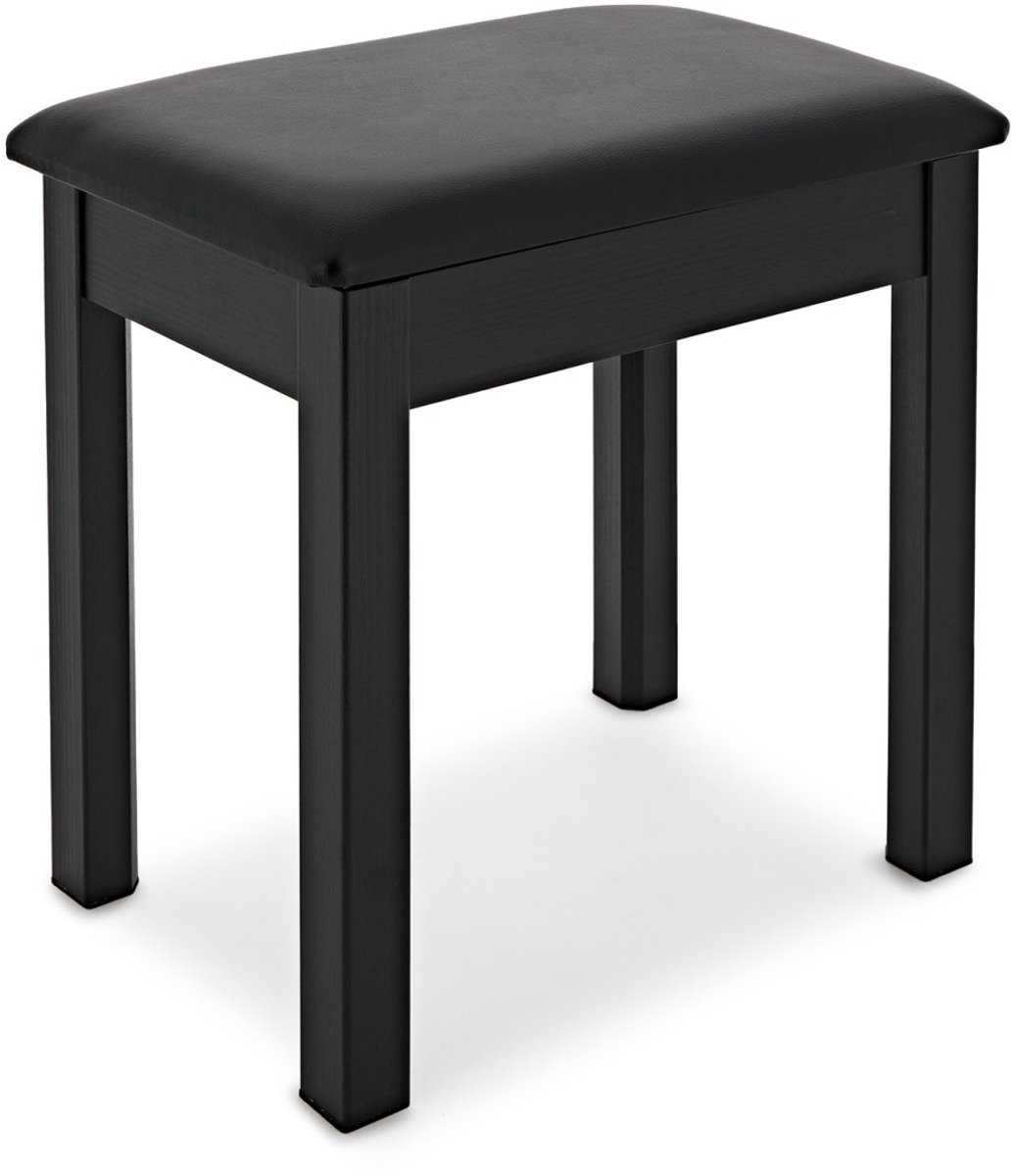 VISION Pianokruk met opbergruimte van Gear4music, Zwart