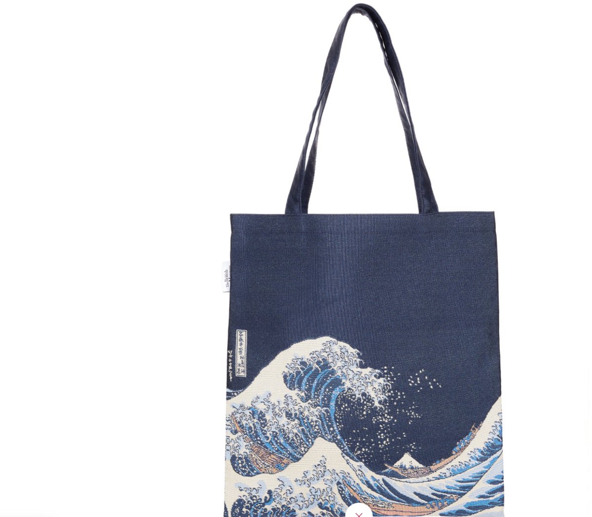 Flat - Boodschappentas - gobelinstof - Great Wave Off Kanagawa
