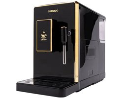 Tornado - TCM-9008A-GS - Volautomatisch Koffiezetapparaat - 20 Bar - Stoompijpje - LED Display - 1.5L