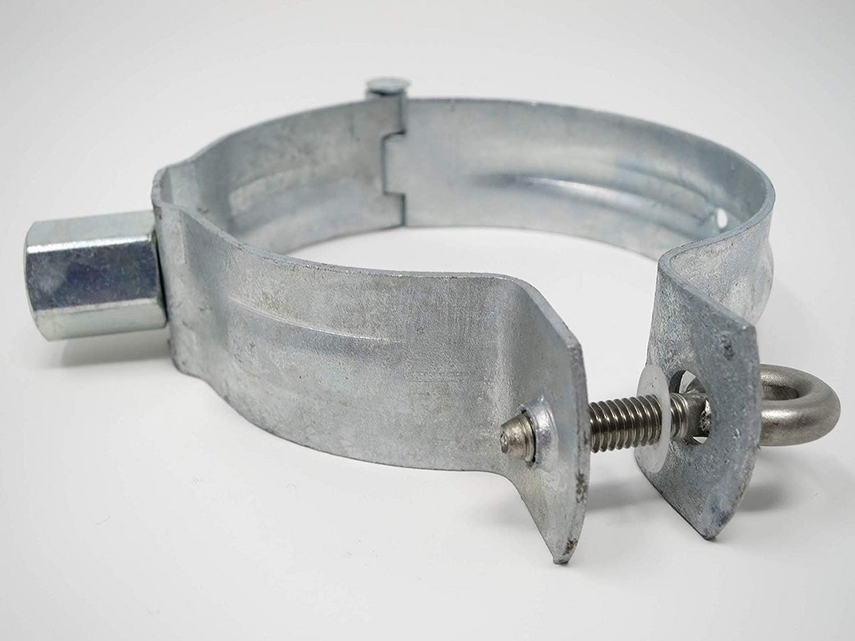 Regenpijpklem Valpijpbeugel M8/M10 Universeel 100mm Thermisch Verzinkt
