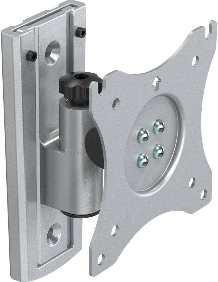 Inklapbare Monitor Wandsteun Zilver voor 13 tot 30 Inch Schermen