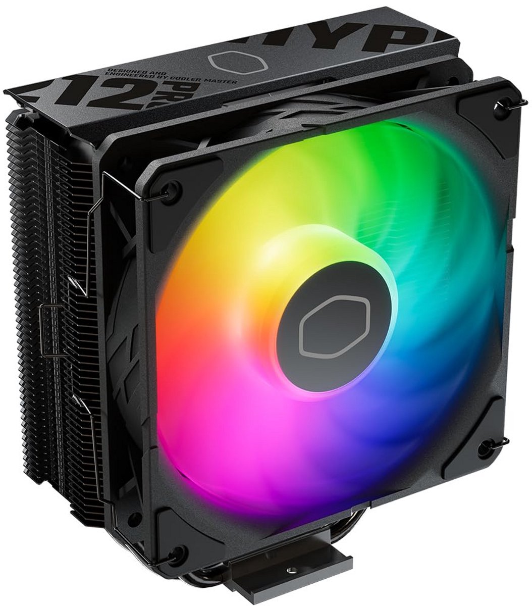 Krachtige Processor Luchtkoeler met 12 cm Ventilator - Zwart