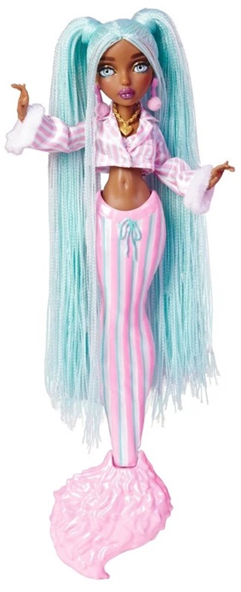 Mermaze Mermaidz Slumber Party Colour Change Brynn pop - 30 cm groot van Merkloos — afbeelding 4