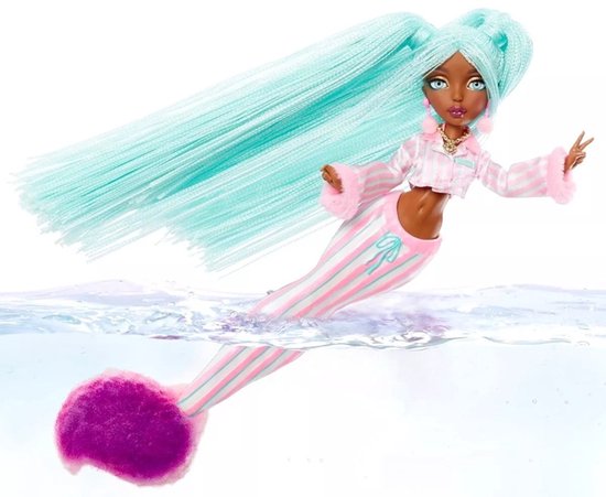 Mermaze Mermaidz Slumber Party Colour Change Brynn pop - 30 cm groot van Merkloos — afbeelding 2