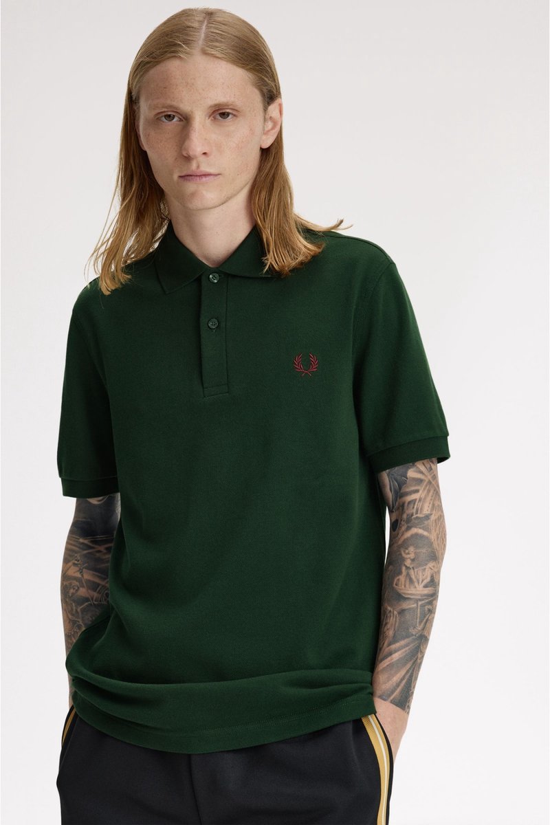 Fred Perry Polo Plain M6000 Groen